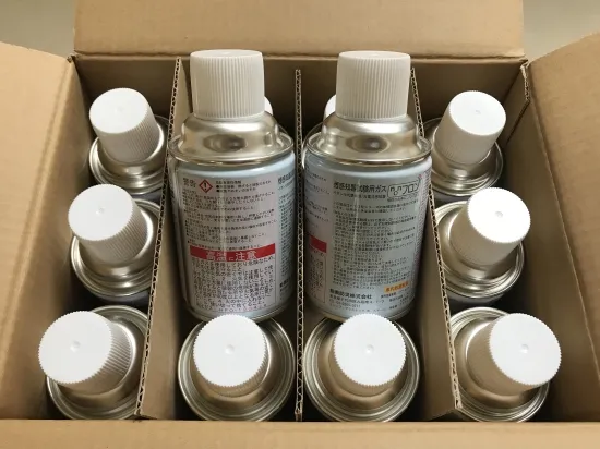 煙感知器試験用ガス（ノンフロンタイプ）　※箱売り